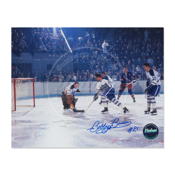 Bobby Baun Toronto Maple Leafs 10x8 Autographed Photo