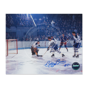 Bobby Baun Toronto Maple Leafs 14x11 Autographed Photo