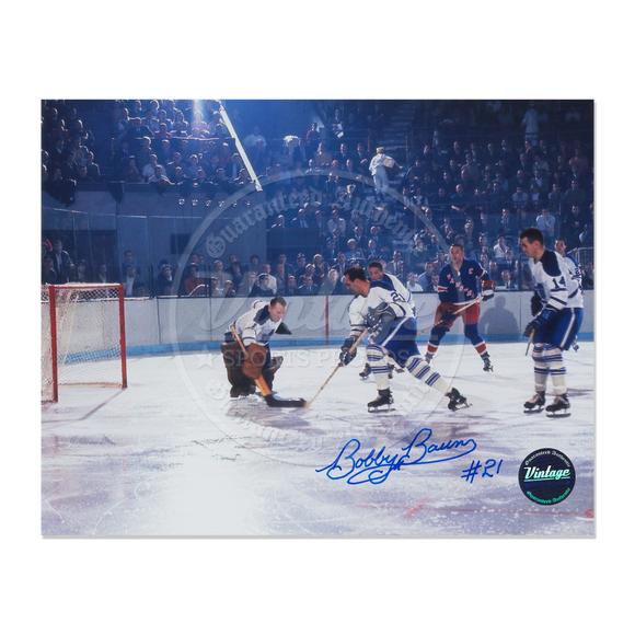 Bobby Baun Toronto Maple Leafs 14x11 Autographed Photo