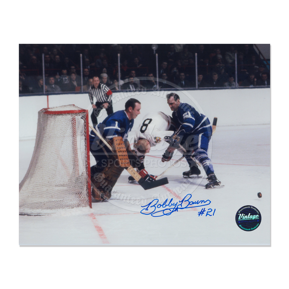 Bobby Baun Toronto Maple Leafs 10x8 Autographed Photo