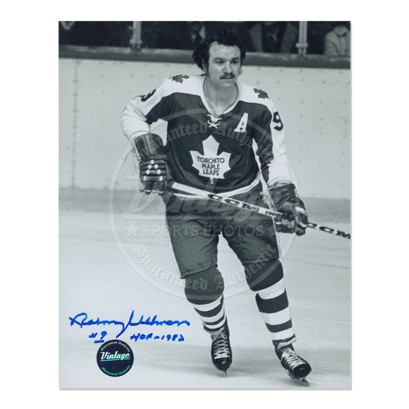 Norm Ullman Toronto Maple Leafs 8x10 Autographed Photo