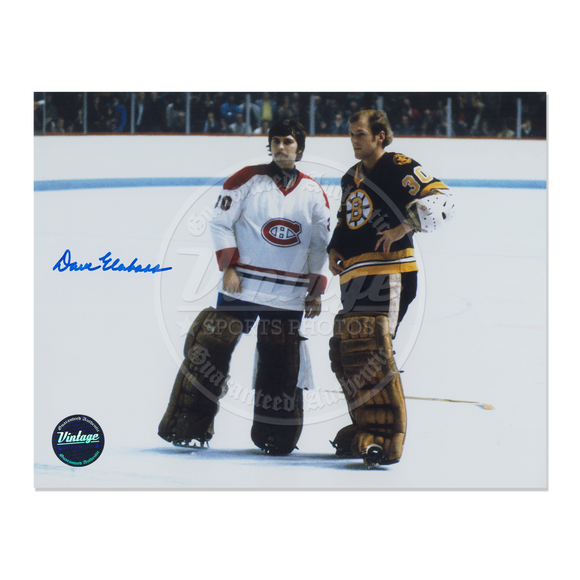 Dave Elenbaas Montreal Canadiens Oct 25th 1975 14X11 Autographed Photo