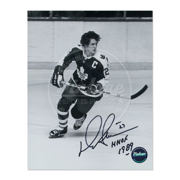 Darryl Sittler Toronto Maple Leafs 8x10 Autographed Photo