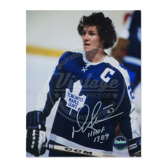 Darryl Sittler Toronto Maple Leafs 8x10 Autographed Photo