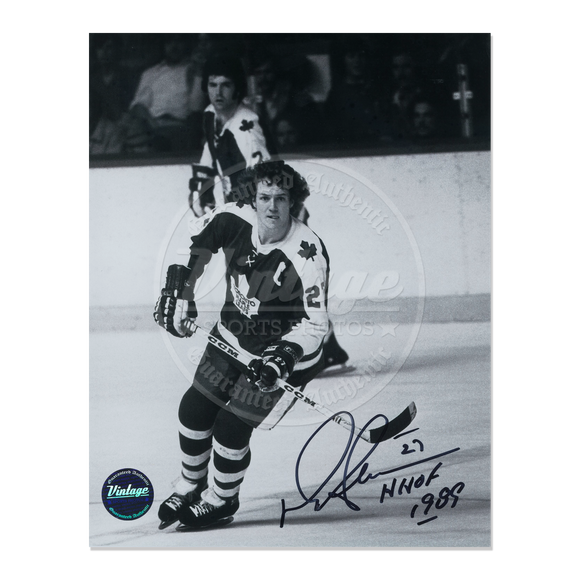 Darryl Sittler Toronto Maple Leafs 11x14 Autographed Photo