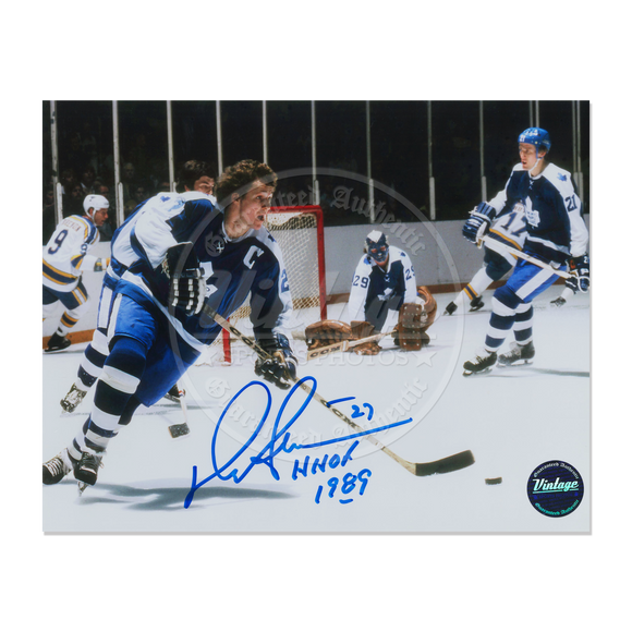 Darryl Sittler Toronto Maple Leafs 10x8 Autographed Photo