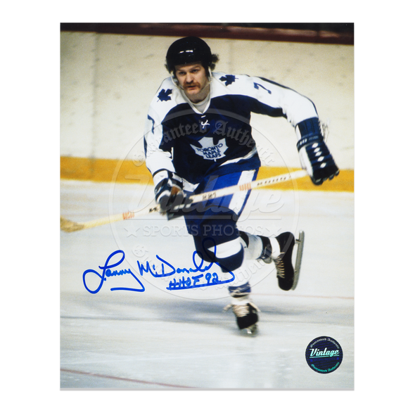 Lanny McDonald Toronto Maple Leafs 8x10 Autograph Photo