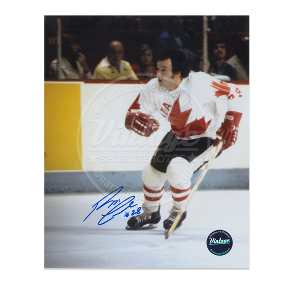 Reggie Leach 1976 Team Canada 11X14 Autographed Photo Included Inscription - 