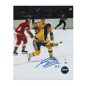 Reggie Leach California Golden Seals 8x10 Autographed Photo