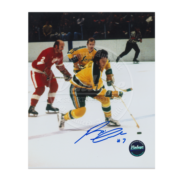 Reggie Leach California Golden Seals 8x10 Autographed Photo