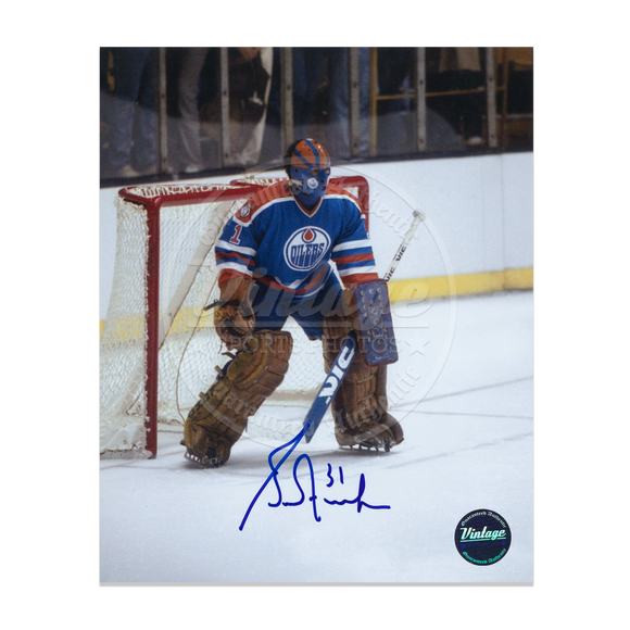 Grant Fuhr Edmonton Oilers 8X10 Autographed Photo Rookie