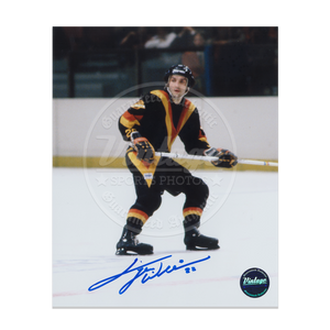 Dave Tiger Williams Vancouver Canucks 8X10 Autographed Photo