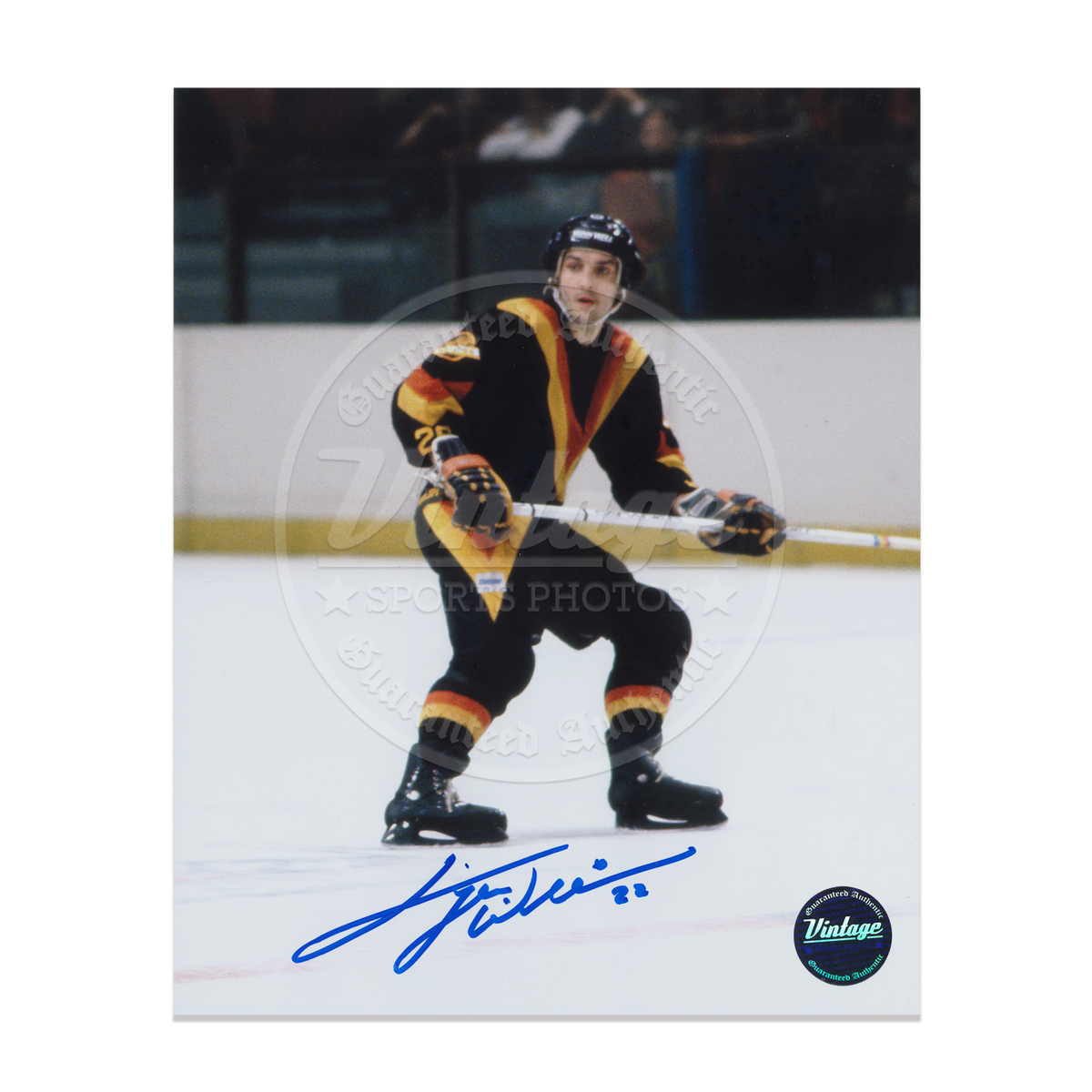 Dave Tiger Williams Vancouver Canucks 11X14 Autographed Photo – Vintage ...