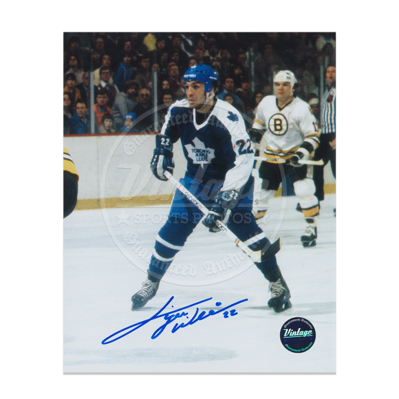 Dave Tiger Williams Toronto Maple Leafs 8X10 Autographed Photo